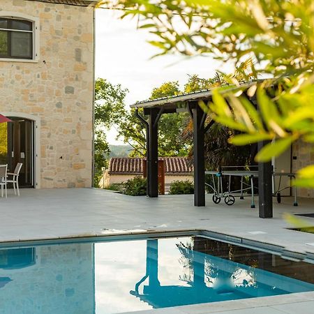 Villa Au Petit Bonheur Avec Clim - Hameau Au Calme - Piscine Chauffee - Petanque Moncrabeau Экстерьер фото